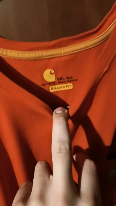Polera Carhartt roja talla 2XL - miniatura 3