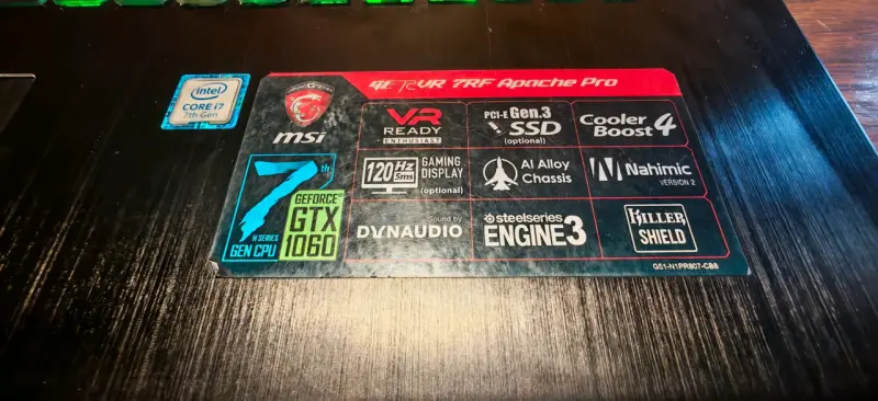 Notebook MSI GE72VR 7RF Apache Pro - 4