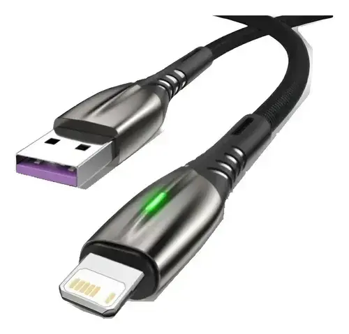 Cable USB a Lightning con Luz LED - 1