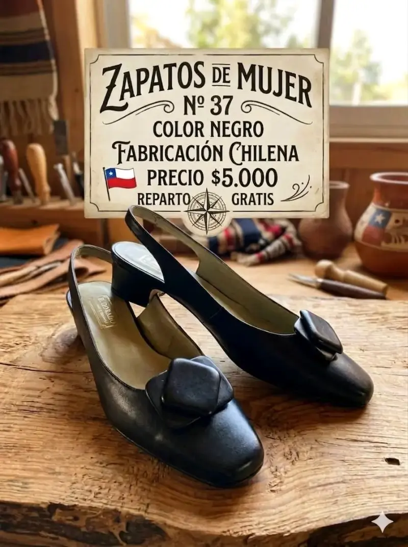 Zapatos de mujer, confección nacional - 3