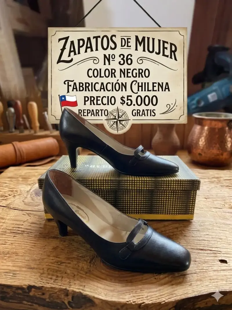 Zapatos de mujer, confección nacional - 6