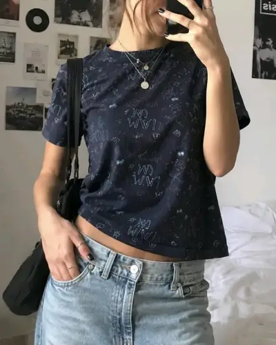 Polera con estampado - miniatura 1