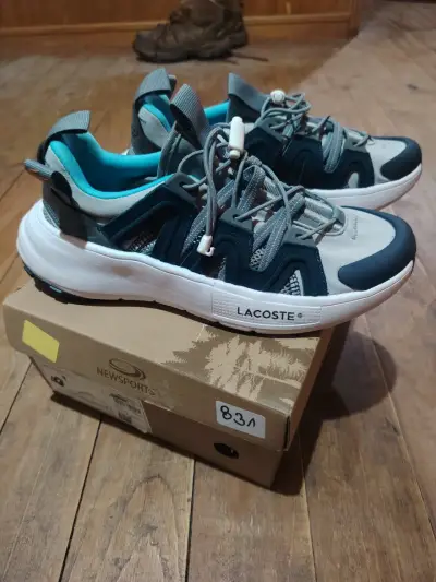 Zapatillas deportivas Lacoste para hombre en azul - miniatura 1