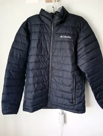 Chaqueta Columbia acolchada negra para hombre - miniatura 1