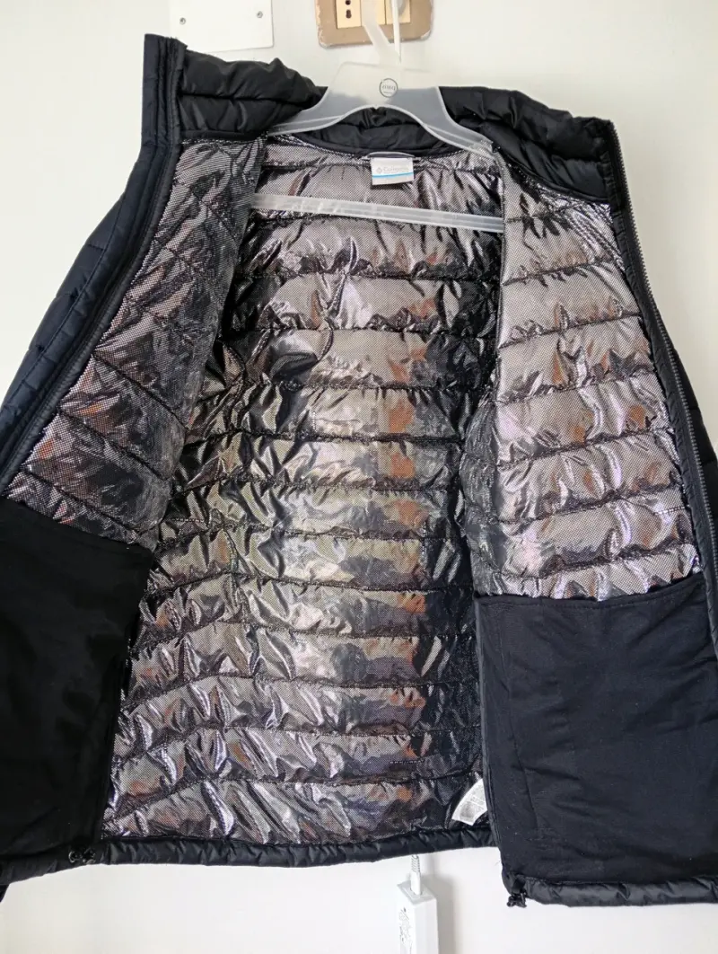 Chaqueta Columbia acolchada negra para hombre - 3