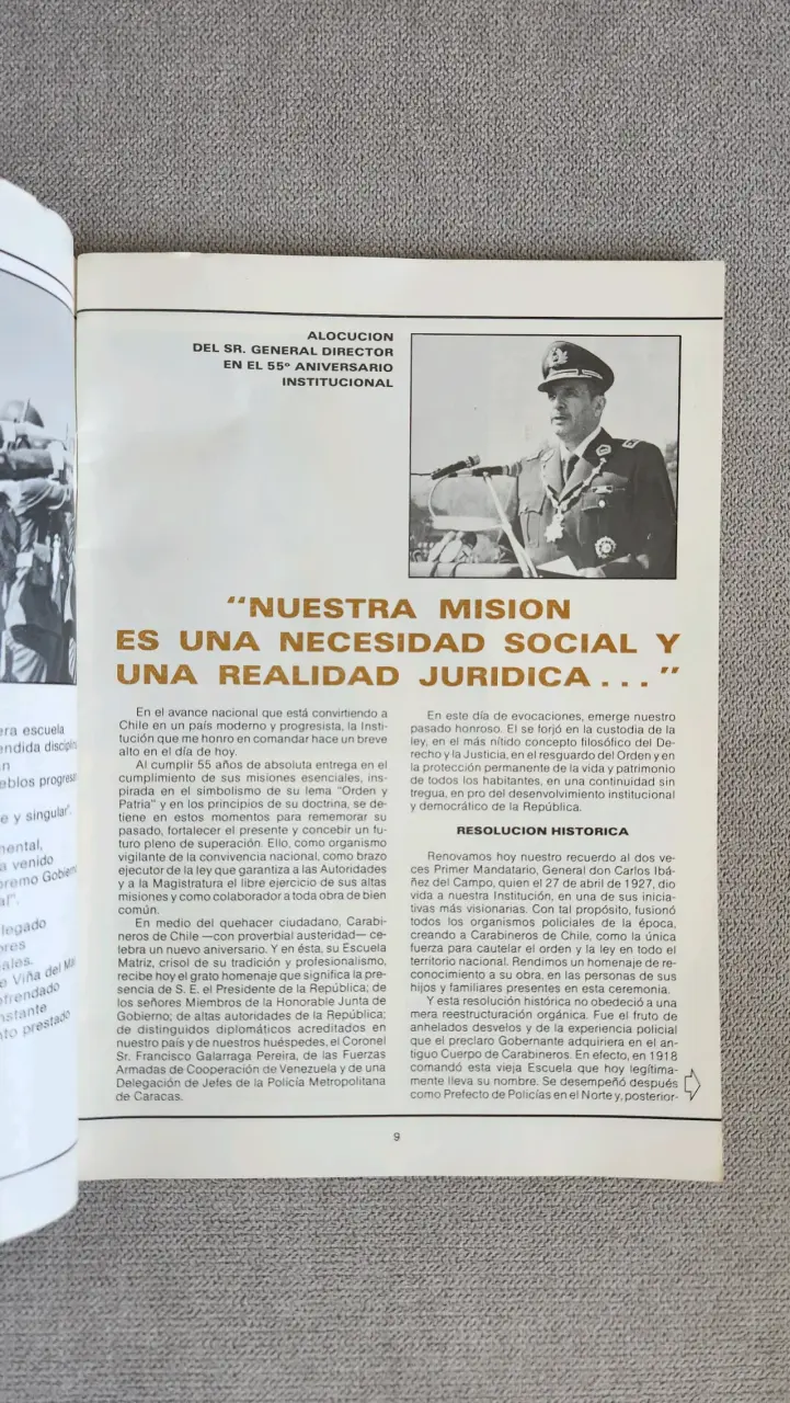 Revista de Carabineros, 55° aniversario - 4