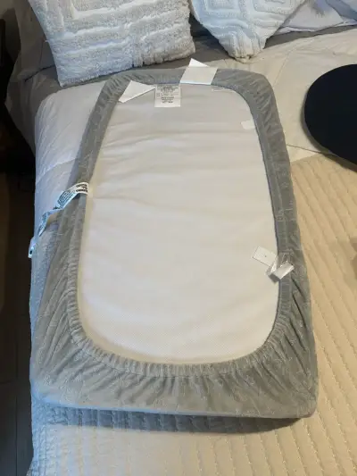 Mudador gris con funda extraíble - miniatura 3