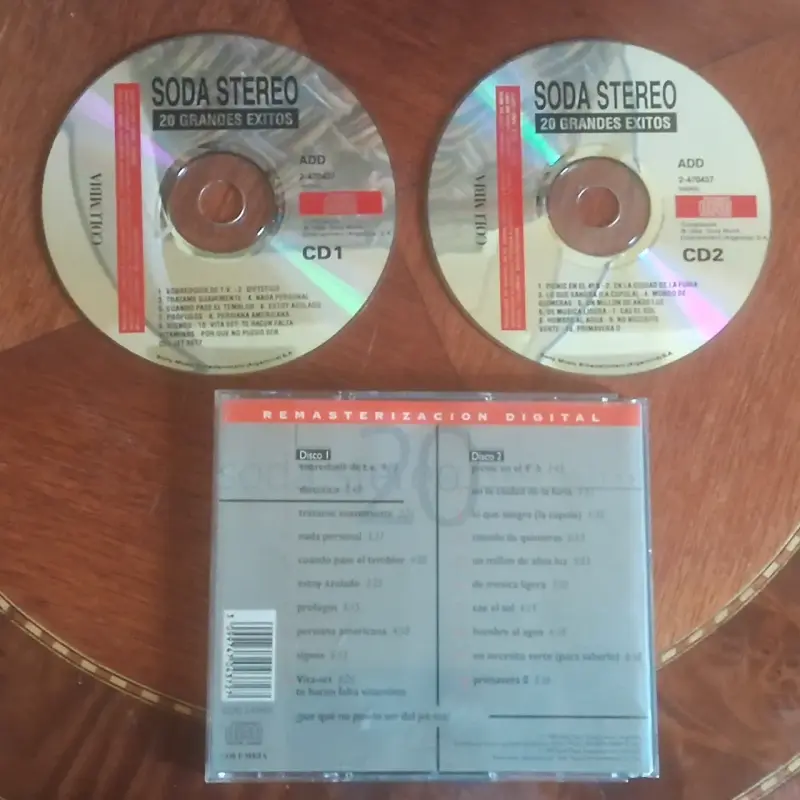 Soda Stereo 20 Grandes Éxitos(Álbum Doble CD1+CD2) - 1