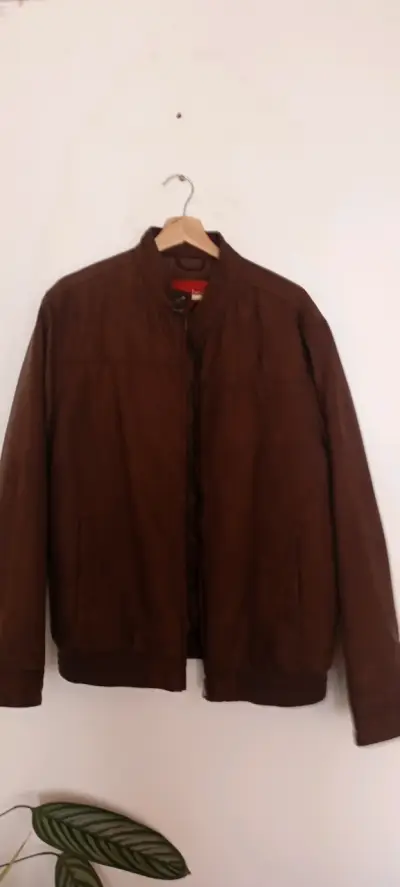 Chaqueta bomber marrón para hombre - miniatura 2