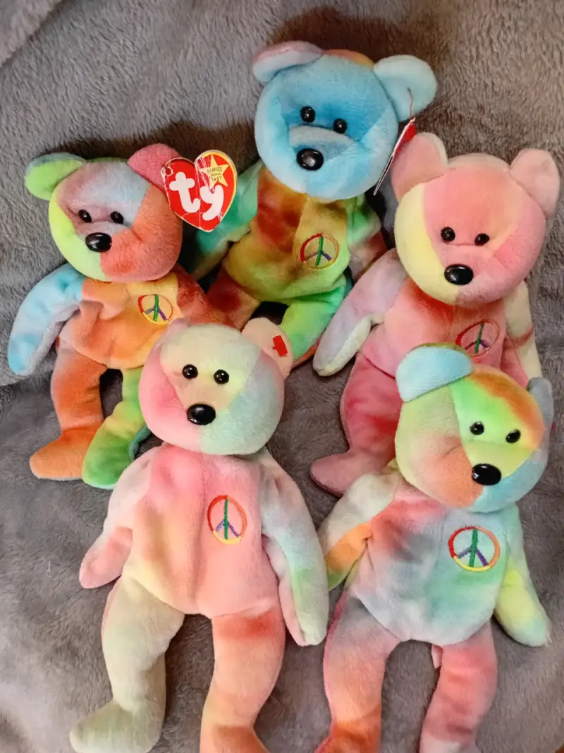 Peluches Beanie Babies Ty multicolor colección - 1