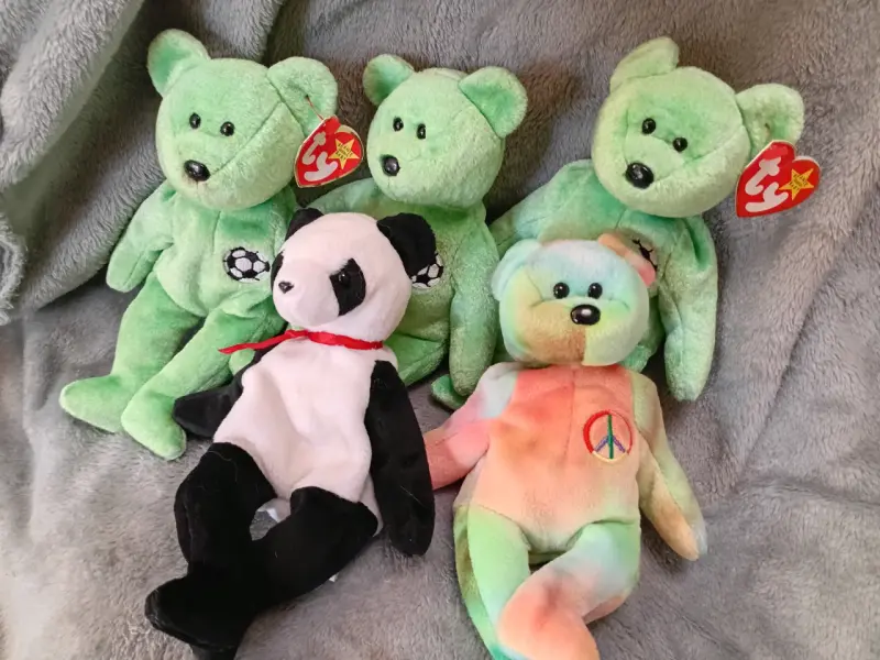 Peluches Beanie Babies Ty multicolor colección - 2