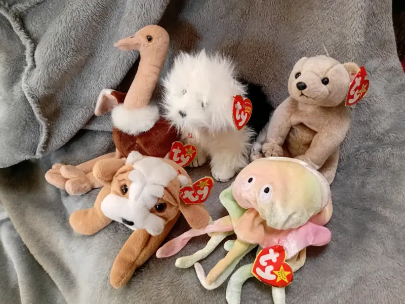 Peluches Beanie Babies Ty multicolor colección - 3