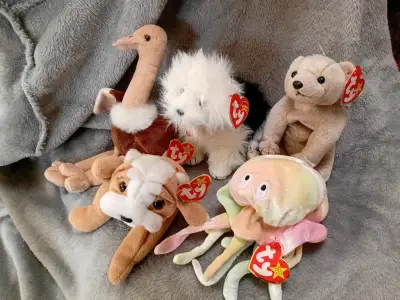 Peluches Beanie Babies Ty multicolor colección - miniatura 3
