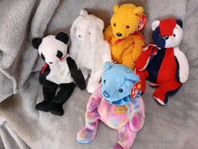 Peluches Beanie Babies Ty multicolor colección - miniatura 5