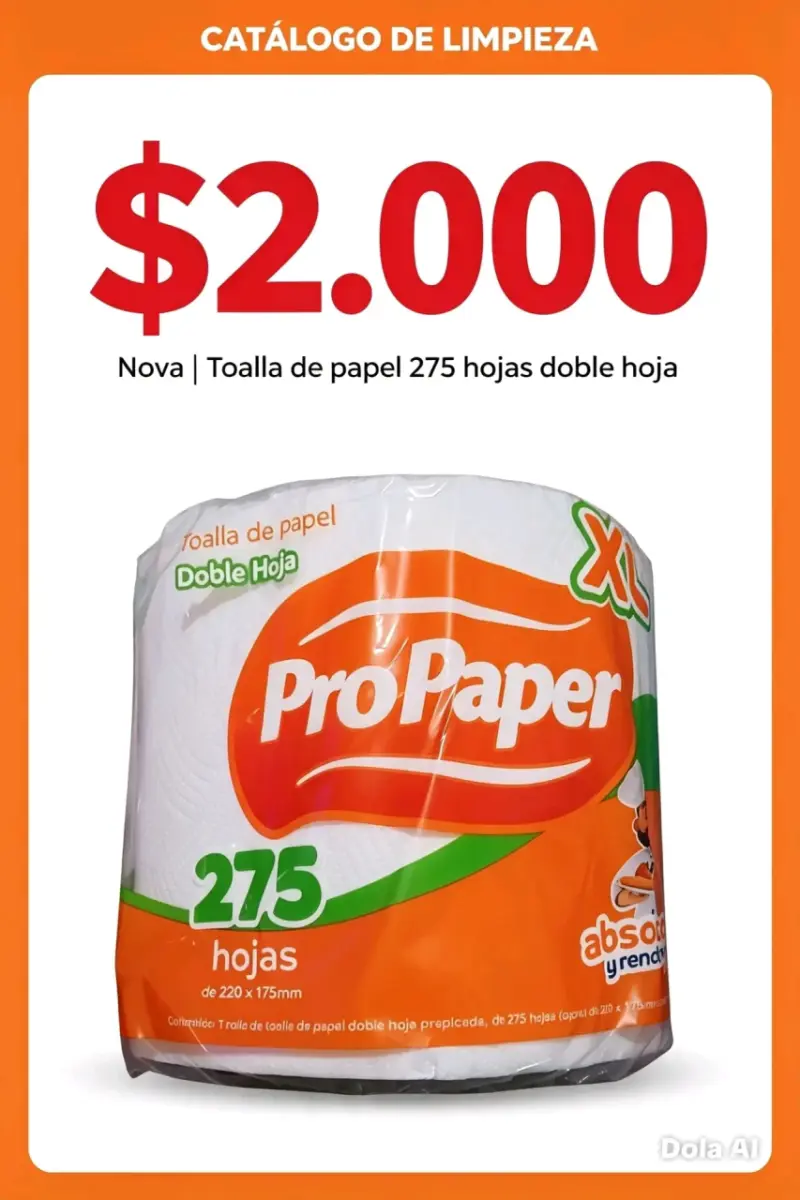 Servilletas ProPaper Línea Económica 300 Unidades - 3