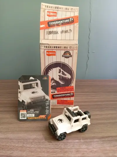 Set de vehículos Jurassic World Blokees - miniatura 4