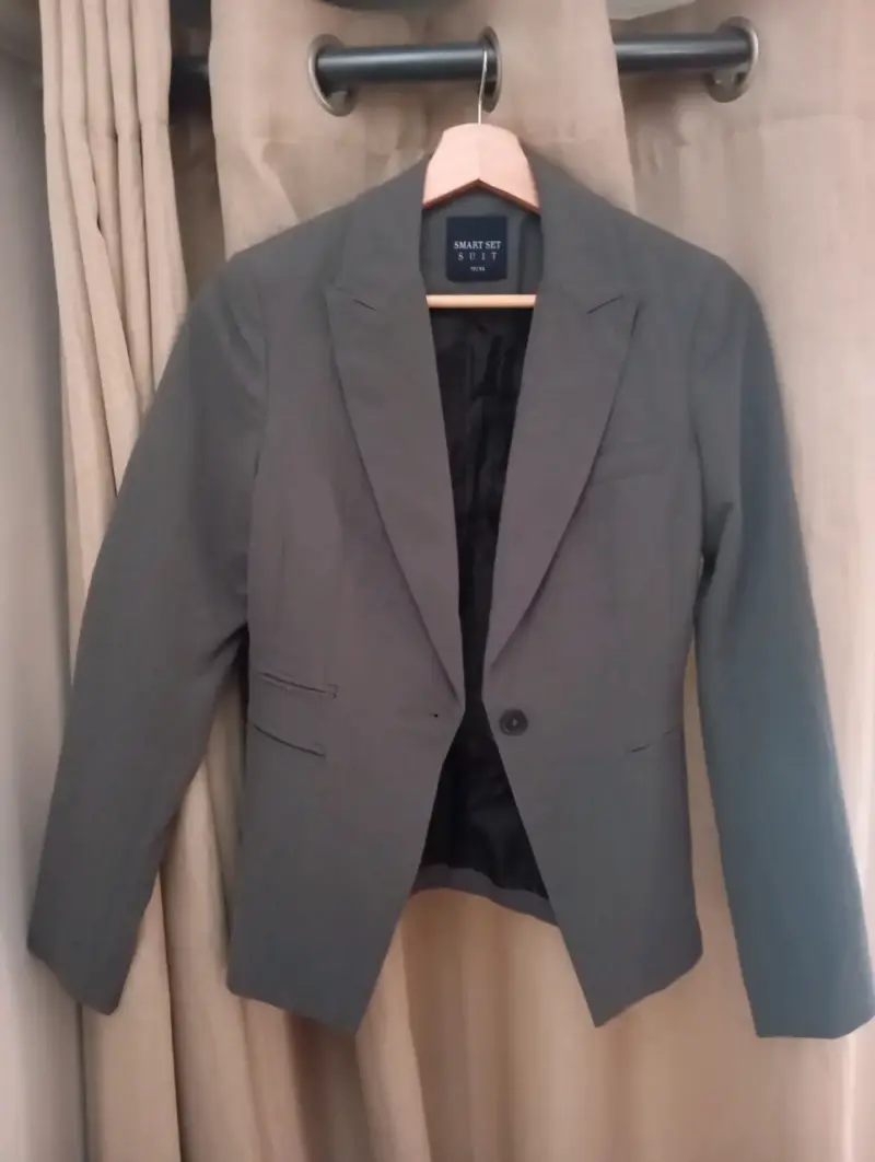 Blazer gris para mujer Smart Set