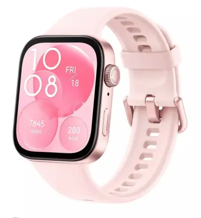 Smartwatch huawei rosa con correa de silicona - miniatura 1