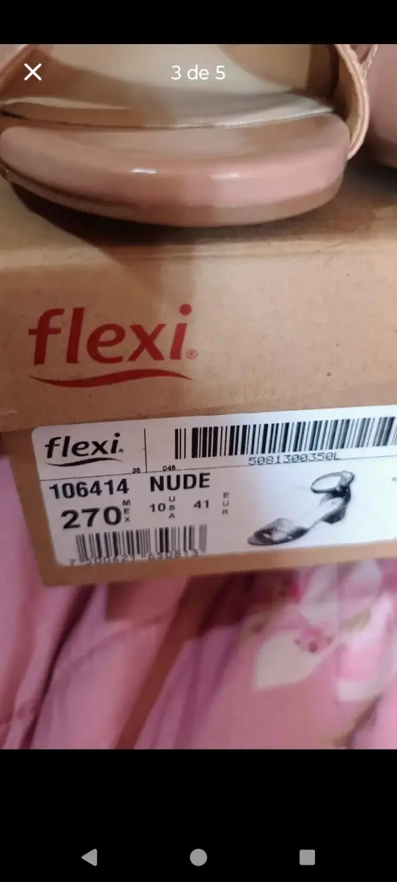 Sandalias de tacón nude Flexi elegantes - 2