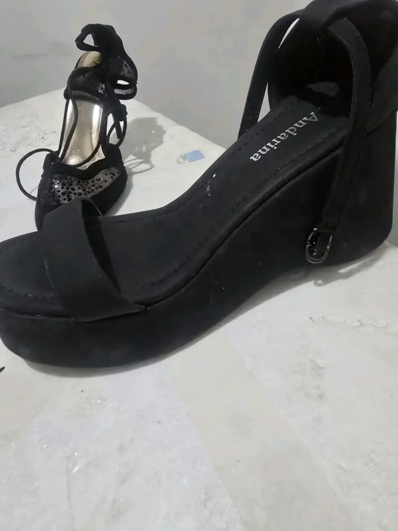 Sandalias de tacón negras Andarina - 1