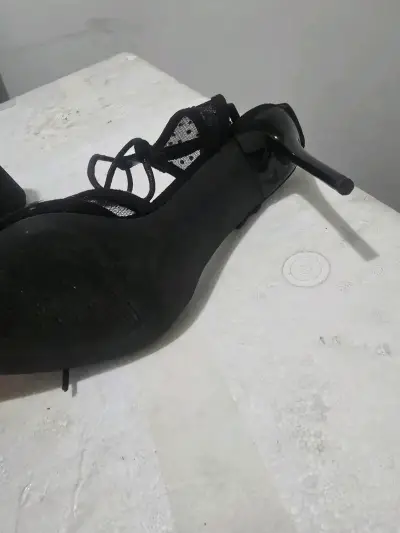 Sandalias de tacón negras Andarina - miniatura 3
