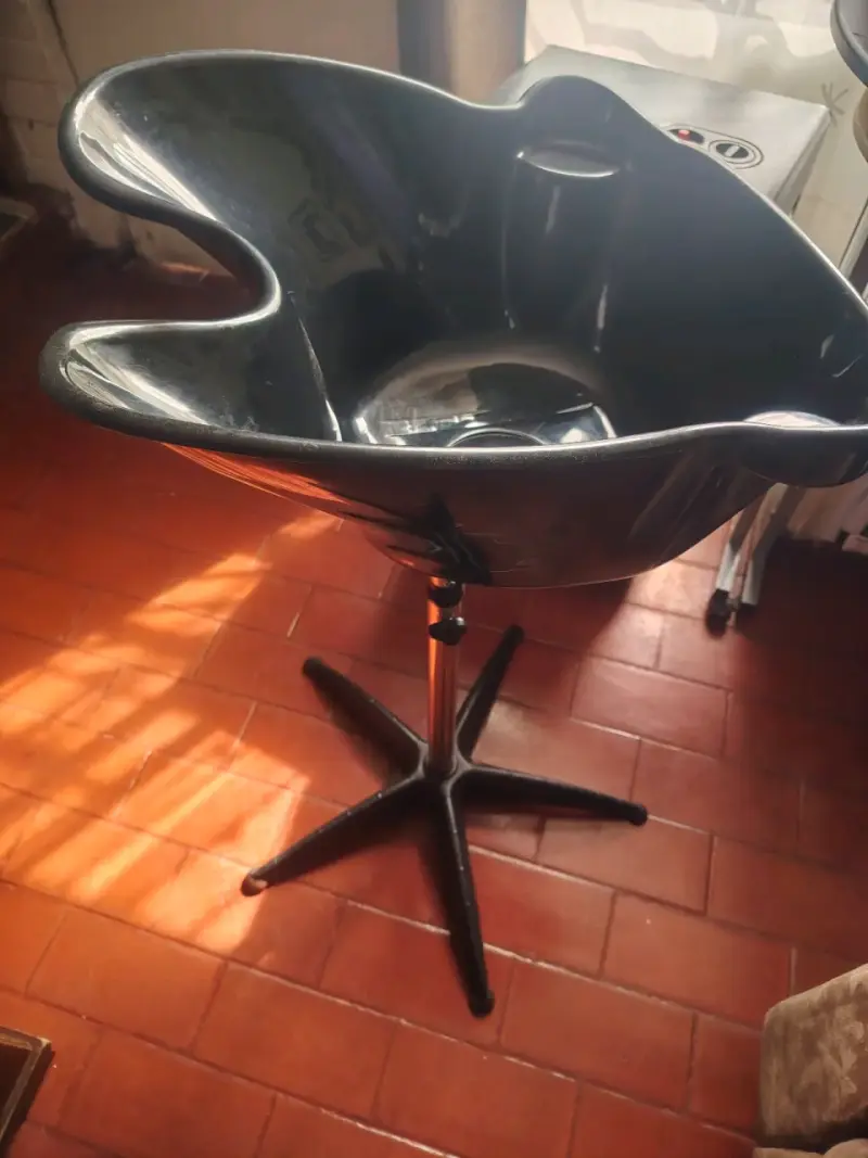 Lavacabezas portátil de peluquería negro - 1