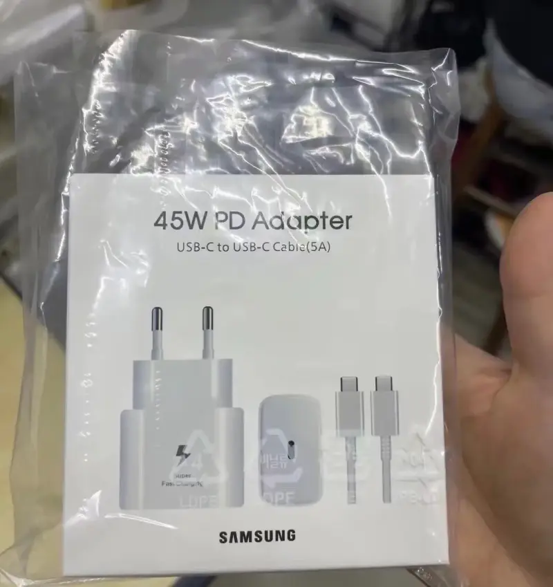 Cargador Samsung 45W PD con Cable USB-C