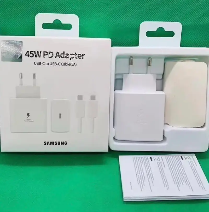 Cargador Samsung 45W PD con Cable USB-C