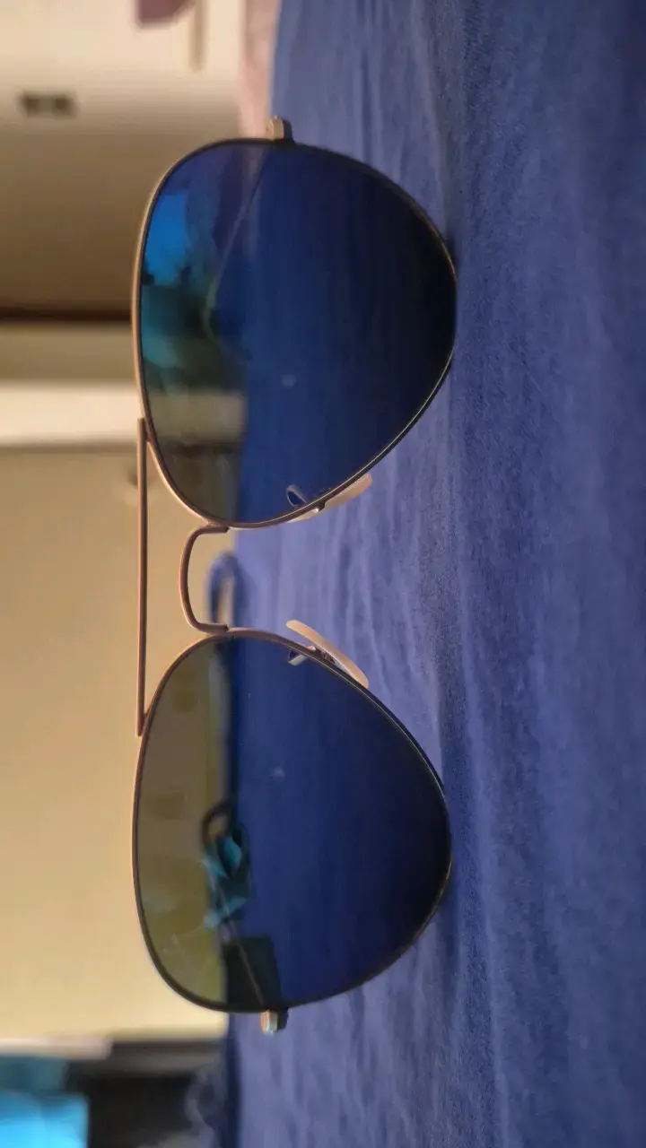 Gafas de Sol Aviador Ray-Ban Espejadas Azules - 2