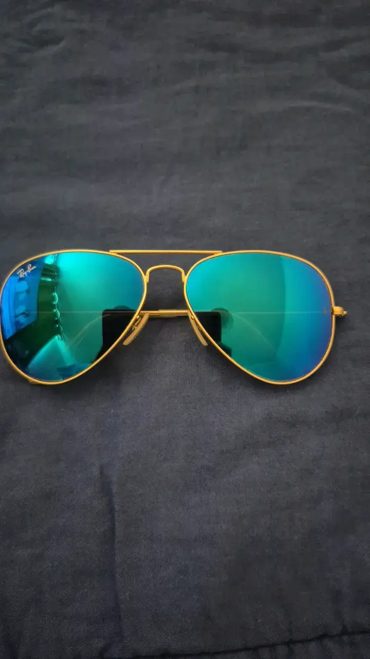Gafas de Sol Aviador Ray-Ban Espejadas Azules - 3