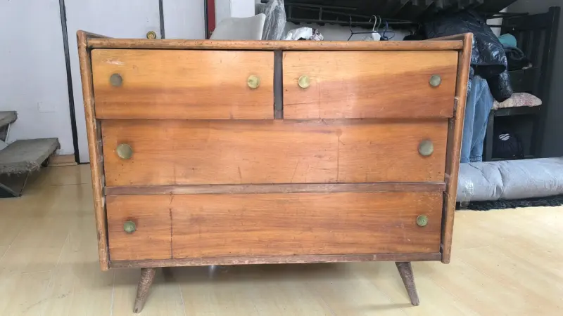 Cómoda de Madera Vintage con Cajones - 2