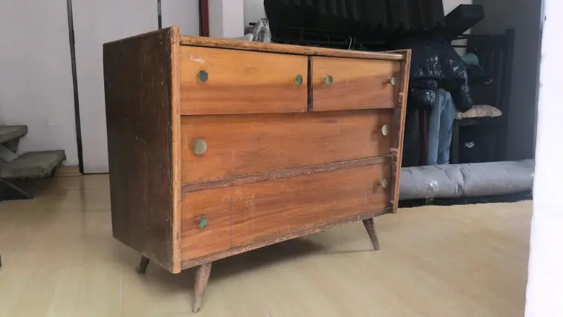 Cómoda de Madera Vintage con Cajones - 3