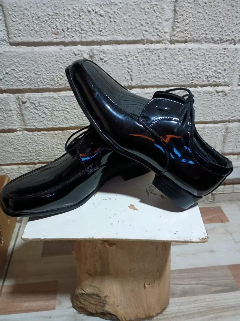 Zapatos de vestir negros para hombre talla 36 - 1