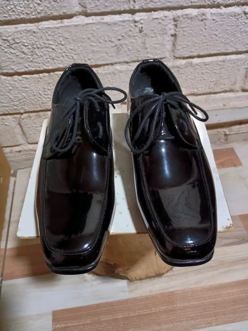 Zapatos de vestir negros para hombre talla 36 - 2