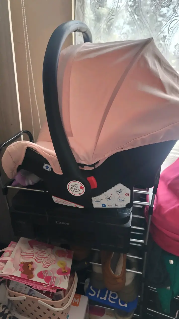 Silla de Auto para Bebé Rosa - 2