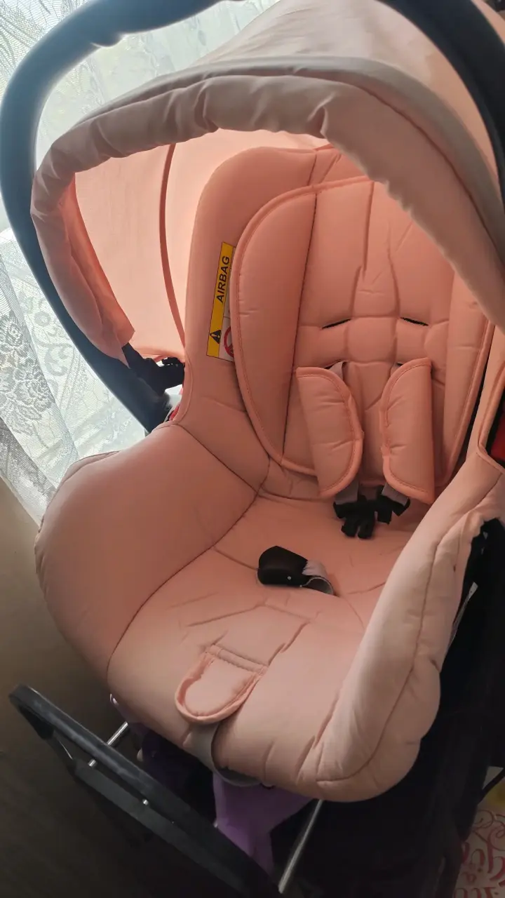 Silla de Auto para Bebé Rosa - 3
