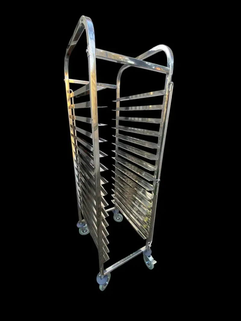 Carro de acero inoxidable para bandejas 60x40 - 2