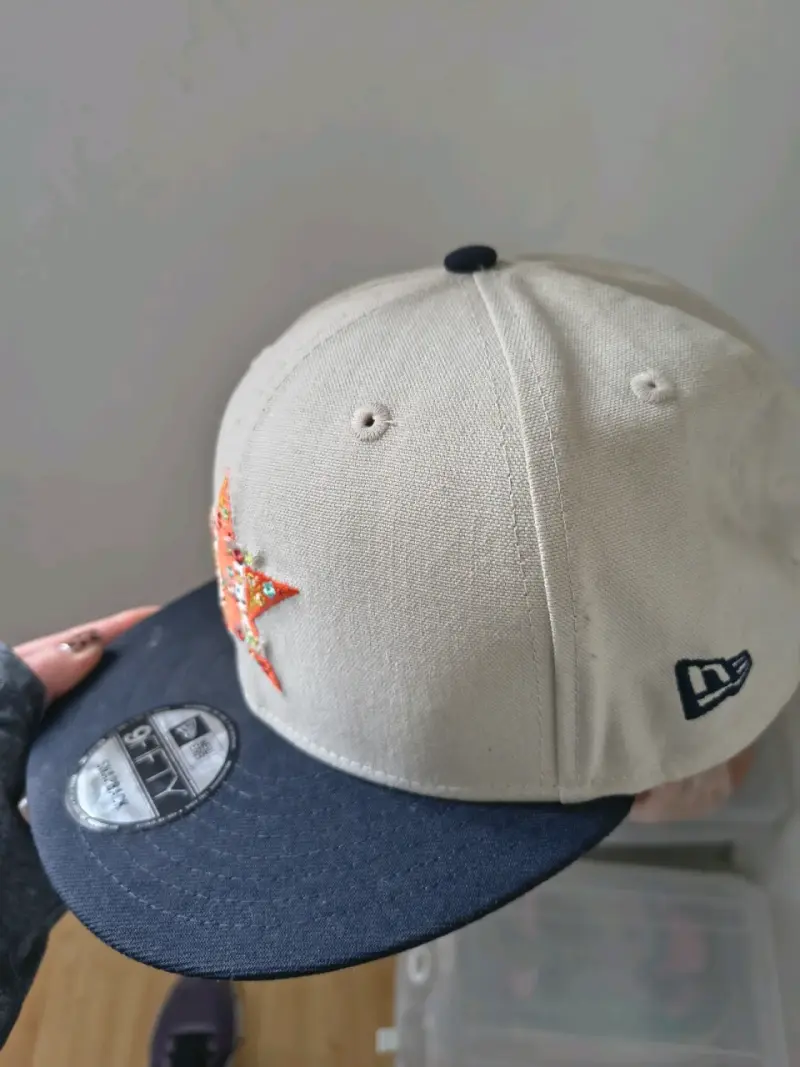 Gorra New Era 9Fifty Snapback Beige y Azul - 1