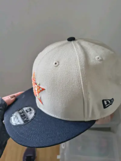 Gorra New Era 9Fifty Snapback Beige y Azul - miniatura 1
