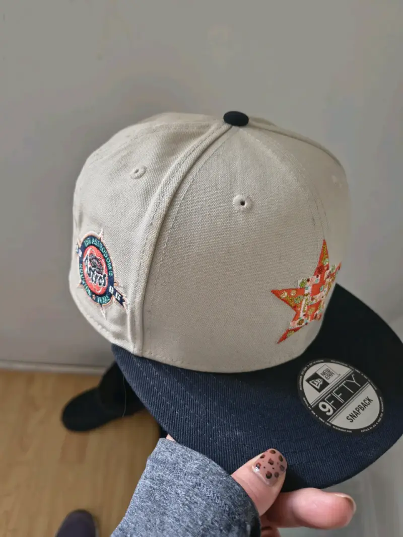 Gorra New Era 9Fifty Snapback Beige y Azul - 2