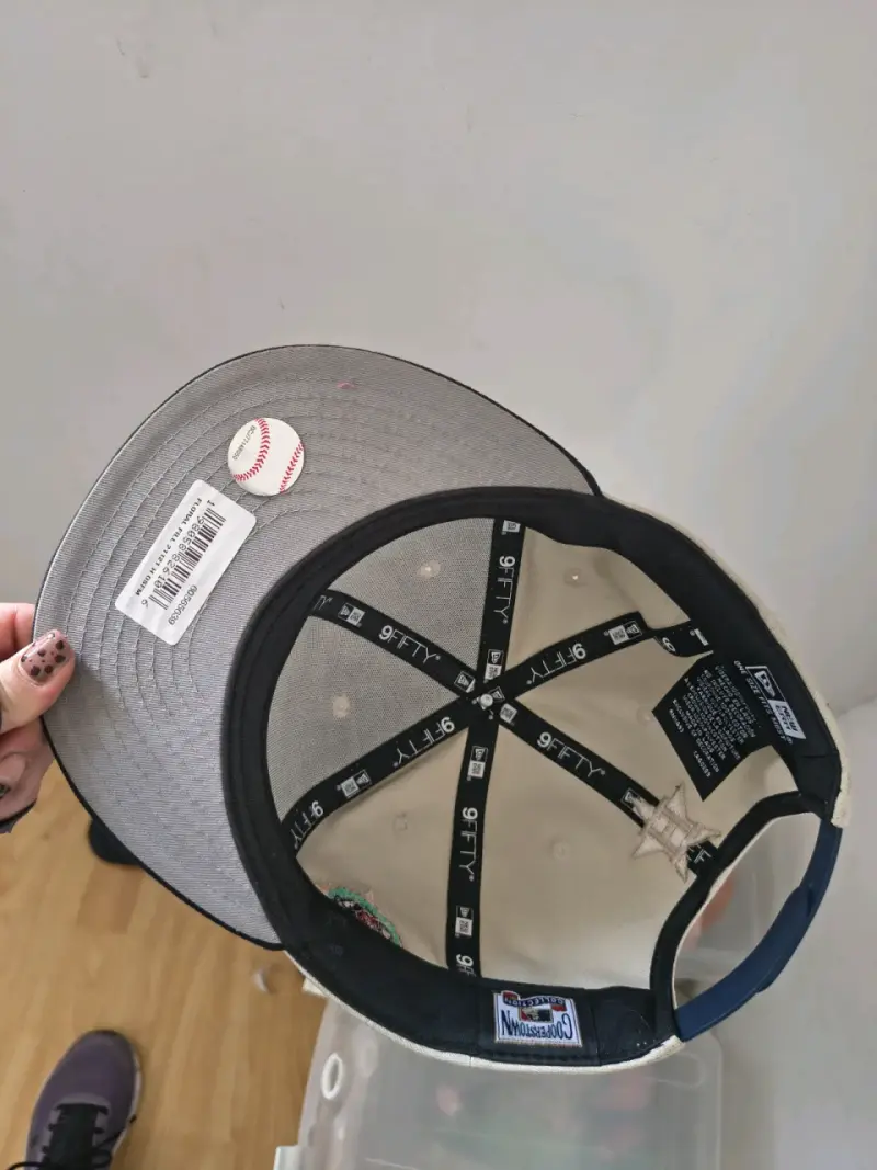 Gorra New Era 9Fifty Snapback Beige y Azul - 3