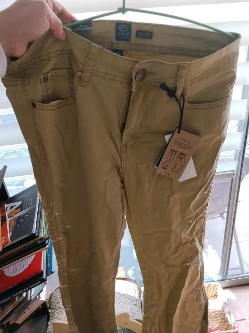 Pantalones Rip Curl mostaza niña - 2