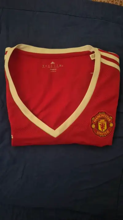 Camiseta Manchester United Adidas Mujer Roja - miniatura 6
