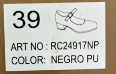 Zapatos de baile negro talla 39 - miniatura 1