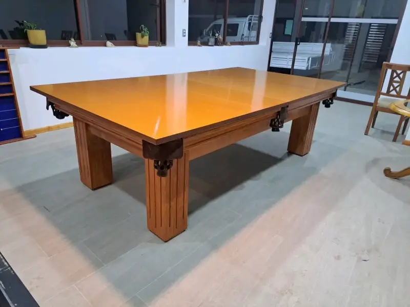 MESA DE POOL COMEDOR CON BANCAS - 2
