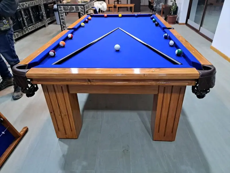 MESA DE POOL COMEDOR CON BANCAS - 4