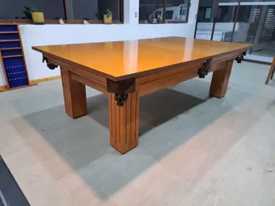 MESA DE POOL COMEDOR CON BANCAS - miniatura 5