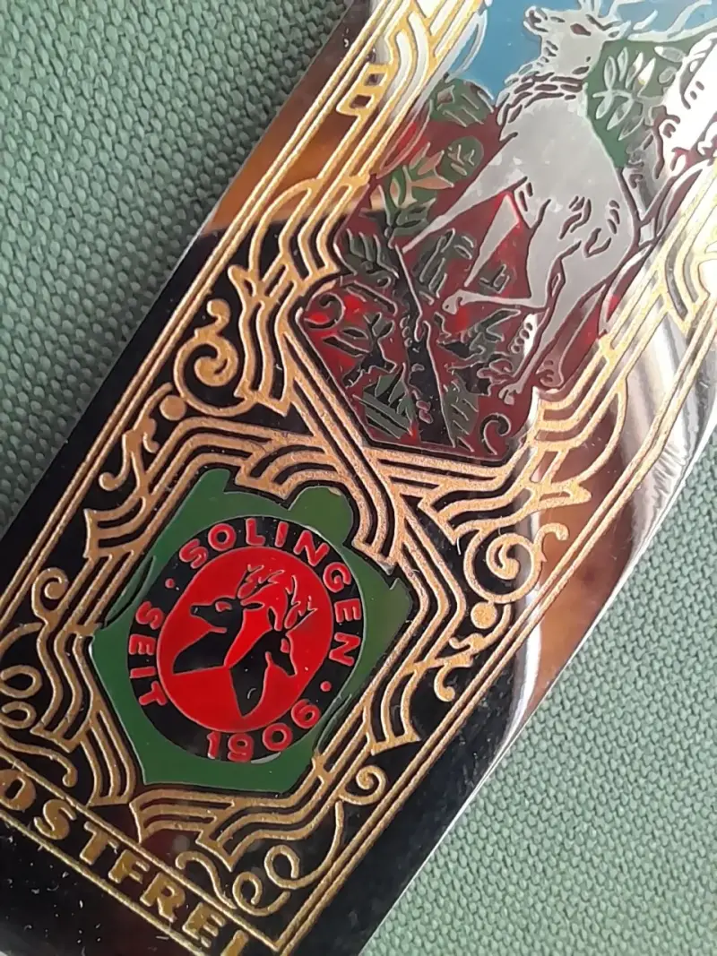 Cuchillo Trinche Aleman E Knecht Año 1938 Asado - 2