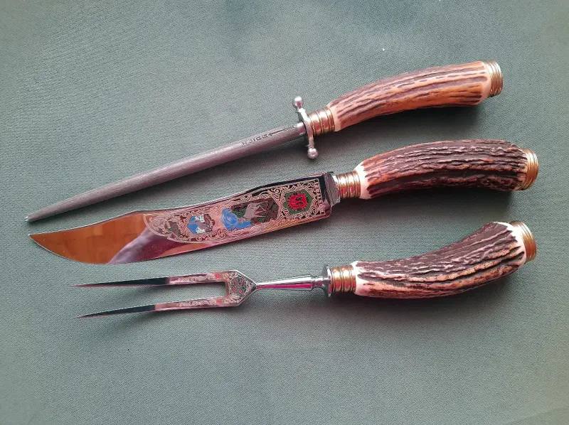 Cuchillo Trinche Aleman E Knecht Año 1938 Asado - 3