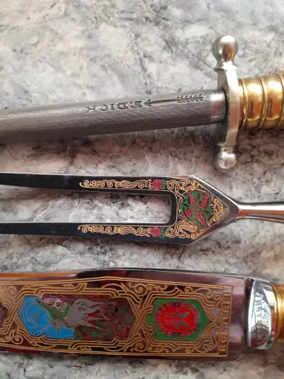 Cuchillo Trinche Aleman E Knecht  Año 1938 Asado - miniatura 4